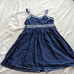 Modcloth XL cotton sailor dress with pockets, EUC